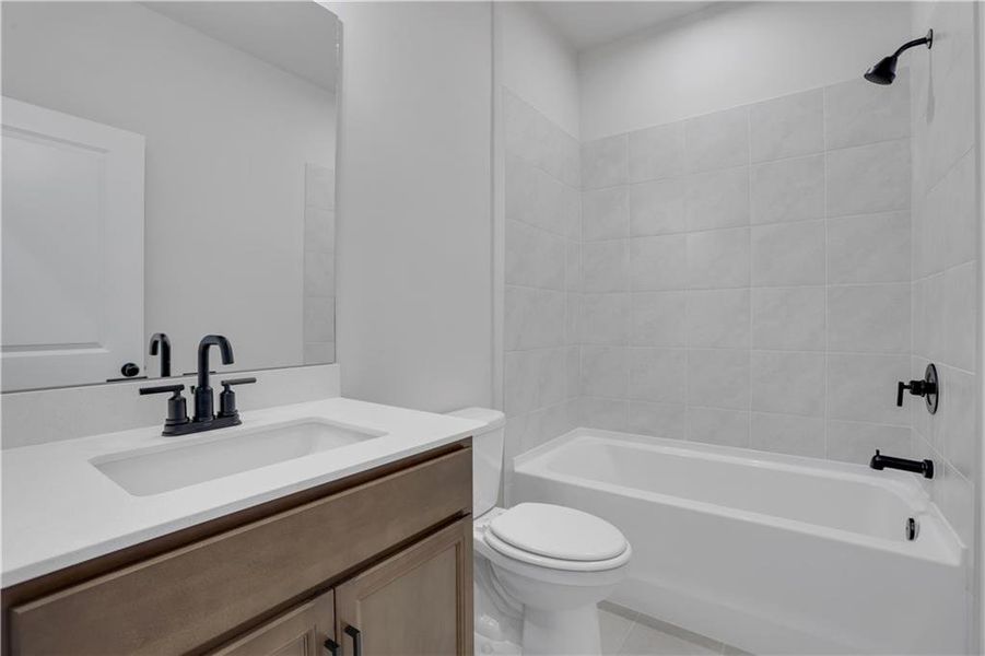 Furnished interior view inside a new home in Wisteria at GreenHouse, Marietta (Image 10).