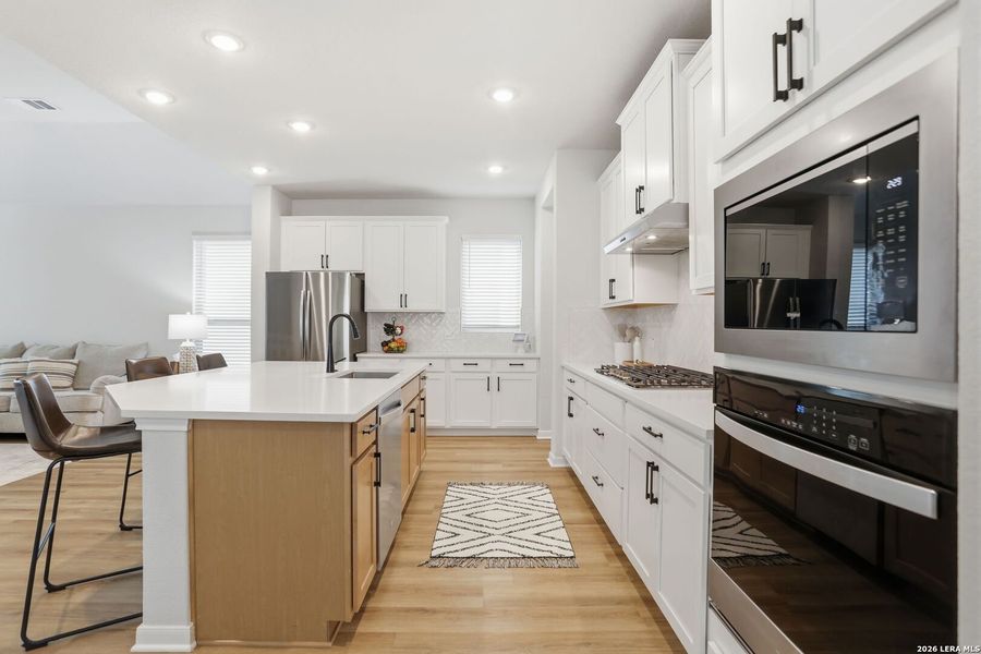 Furnished interior view inside a new home in Davis Ranch, San Antonio (Image 32).