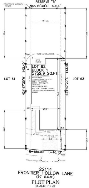 Plot Plan Plot Plan