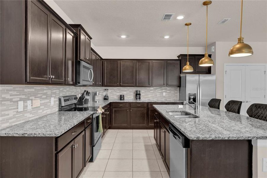 Furnished interior view inside a new home in , Davenport (Image 8).