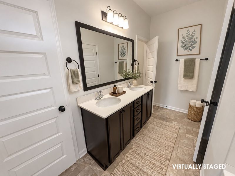 Furnished interior view inside a new home in Doctor's Creek, Ludowici (Image 15).