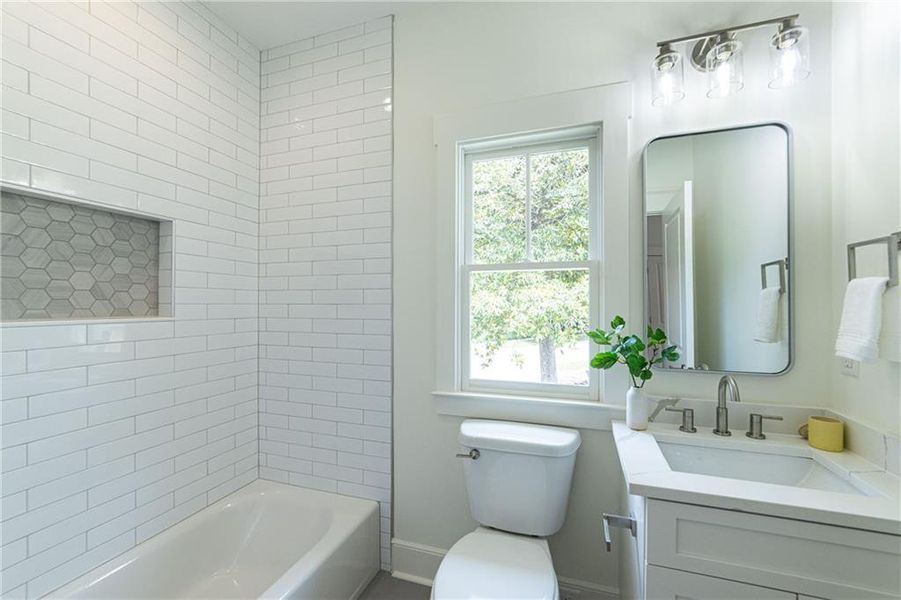 Furnished interior view inside a new home in , Atlanta (Image 4).