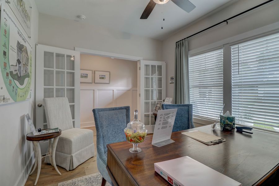 Representative furnished interior of a home built from the Brantley II by Great Southern Homes in Collins Cove, Chapin (Image 58).
