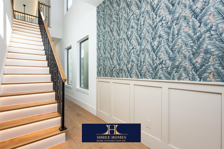 Furnished interior view inside a new home in , Stafford (Image 14).