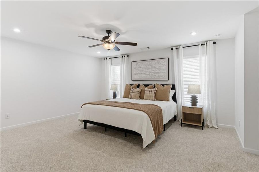 Furnished interior view inside a new home in Meadow Pines, Dallas (Image 17).