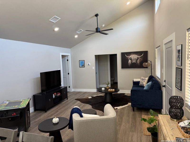 Furnished interior view inside a new home in , Canyon Lake (Image 8). Furnished interior view inside a new home in , Canyon Lake (Image 8).
