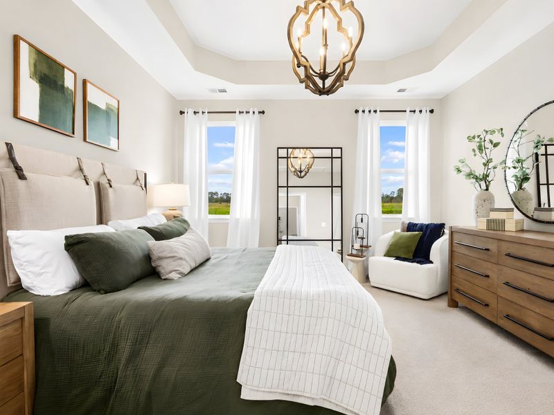 Representative furnished interior of a home built from the The Cherry Grove by Chesapeake Homes in Heritage Park at Longs, Longs (Image 12).