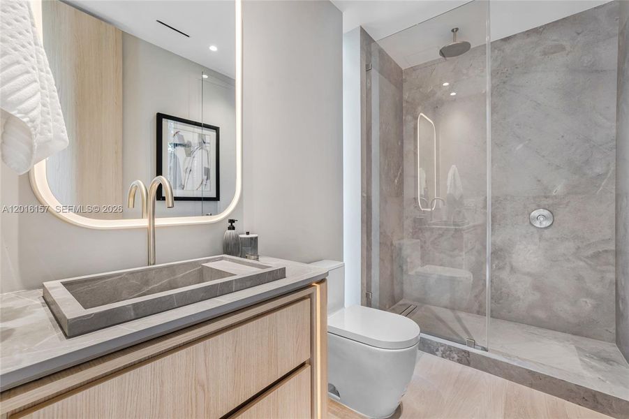 Furnished interior view inside a new home in , Miami Beach (Image 5).