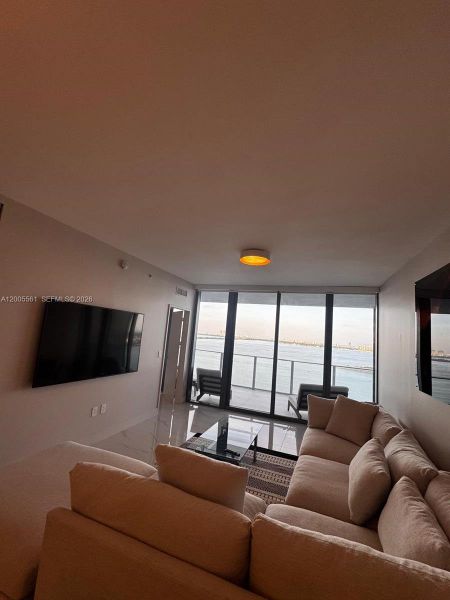 Furnished interior view inside a new home in , Miami (Image 10).