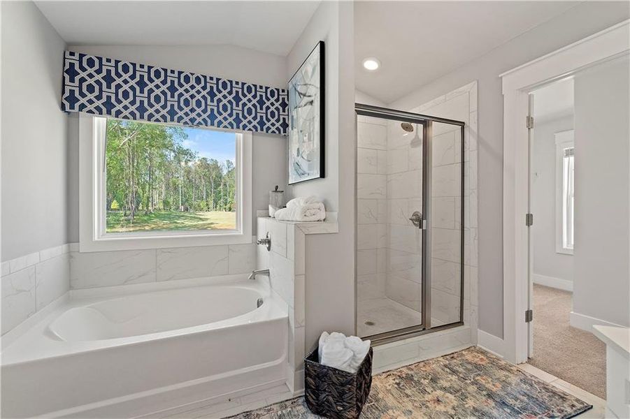 Furnished interior view inside a new home in Copperfield, Locust Grove (Image 9).