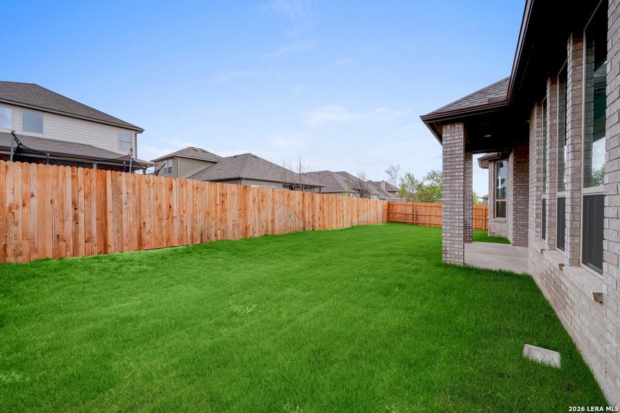 Exterior details and patio area of a home in Mont Blanc, Schertz (Image 20).