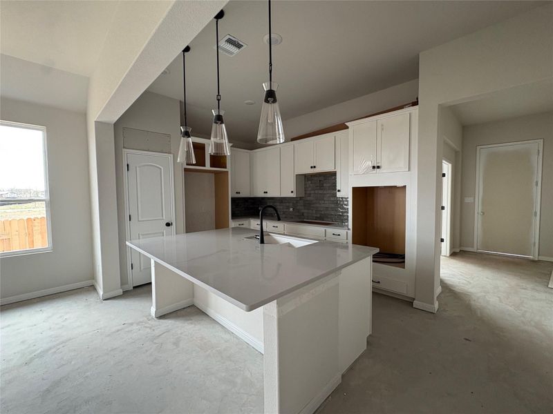 Furnished interior view inside a new home in Willow Springs, Buda (Image 5).