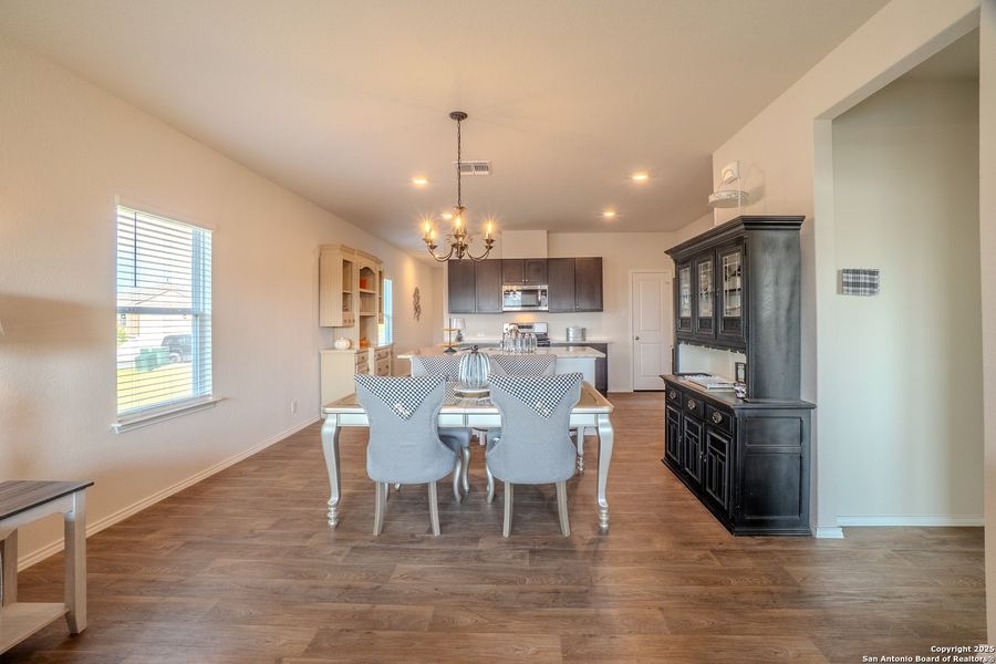 Furnished interior view inside a new home in The Links at River Bend, Floresville (Image 29).