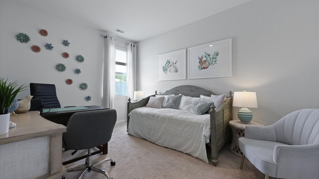 Furnished interior view inside a new home in Pine Hills at Cane Bay, Summerville (Image 28). Furnished interior view inside a new home in Pine Hills at Cane Bay, Summerville (Image 28).