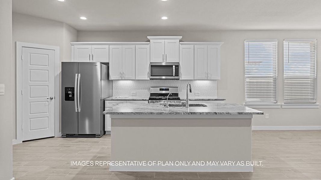 Furnished interior view inside a new home in Westmont, Lubbock (Image 4).
