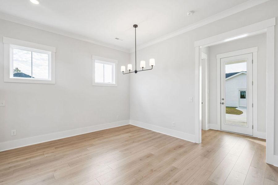 Spacious, unfurnished interior of a new home in Nexton, Summerville (Image 15). Spacious, unfurnished interior of a new home in Nexton, Summerville (Image 15).