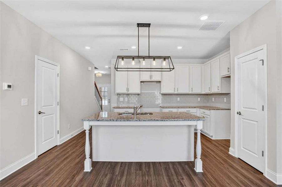 Furnished interior view inside a new home in Morning Creek Forest, South Fulton (Image 4).