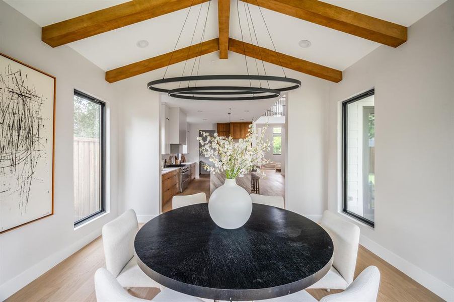Furnished interior view inside a new home in , Dallas (Image 8).