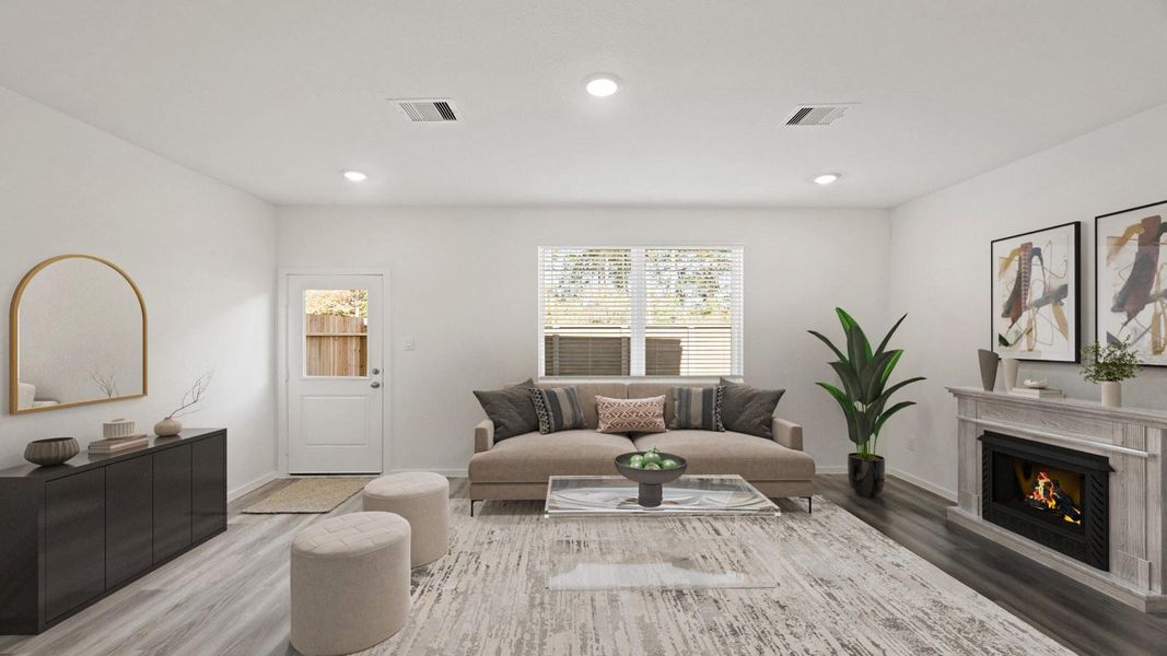 Furnished interior view inside a new home in , Humble (Image 4).