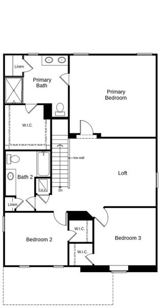 2D floor plan layout of this home in Sawgrass Lakes I, Parrish, FL (Image 3). 2D floor plan layout of this home in Sawgrass Lakes I, Parrish, FL (Image 3).