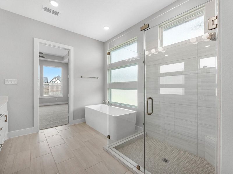 Furnished interior view inside a new home in Cross Creek Ranch 60′, Fulshear (Image 11). Furnished interior view inside a new home in Cross Creek Ranch 60′, Fulshear (Image 11).