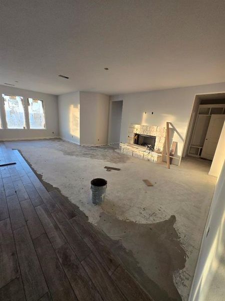 In-progress construction of a new home in Hillview Addition, Decatur, TX (Image 12).