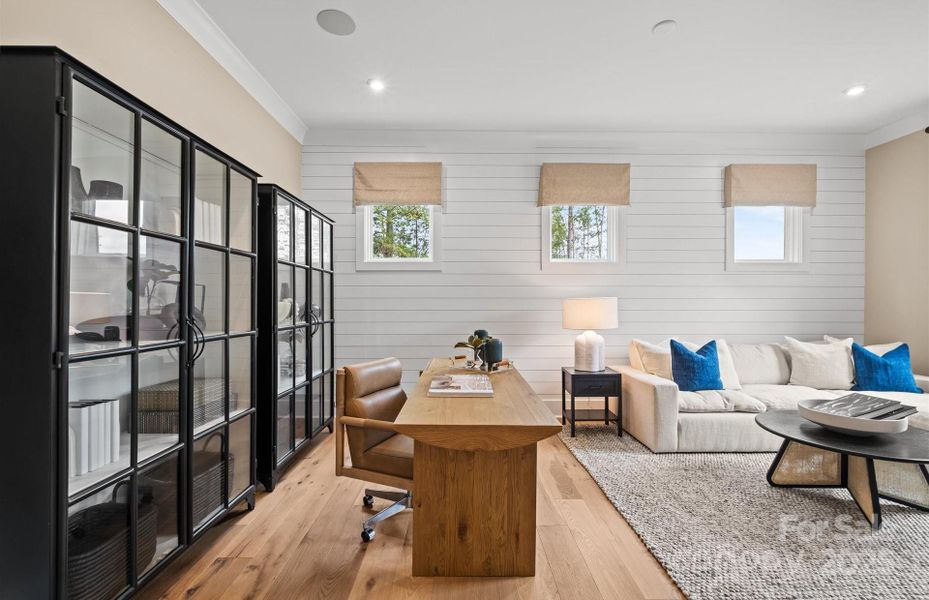 Spacious Casual Living Room.  Representative photo