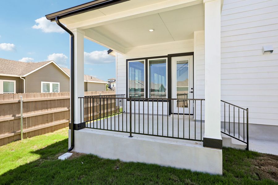 Representative exterior details of a home built from the Denali by Pacesetter Homes in Easton Park, Austin (Image 3).
