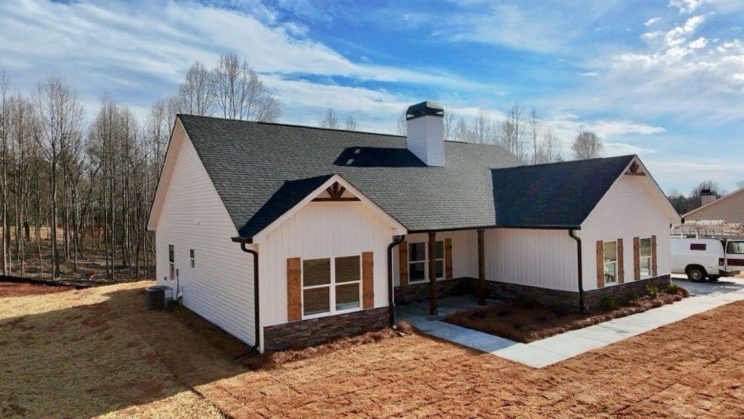 Front exterior of a new home in , Clarkesville, GA, highlighting curb appeal (Image 25).