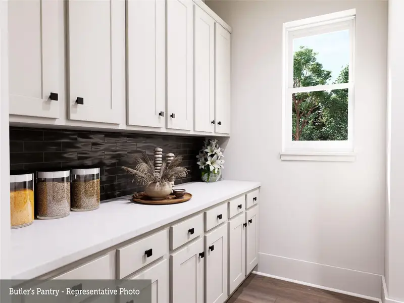 REPRESENTATIVE PHOTO: Butlers pantry off Kitchen provides lots of extra cabinet space