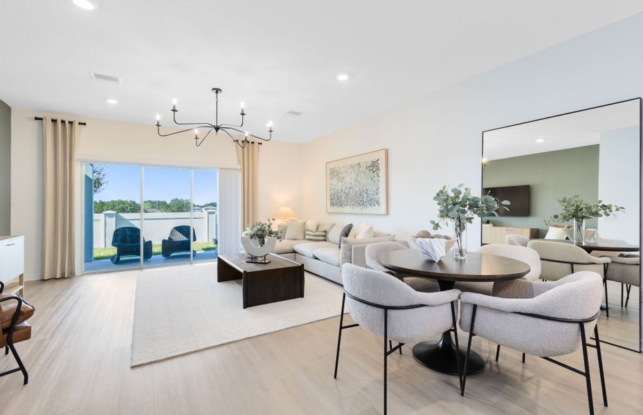 Representative furnished interior of a home built from the Springdale by Pulte Homes in Hartford Terrace, Davenport (Image 8).