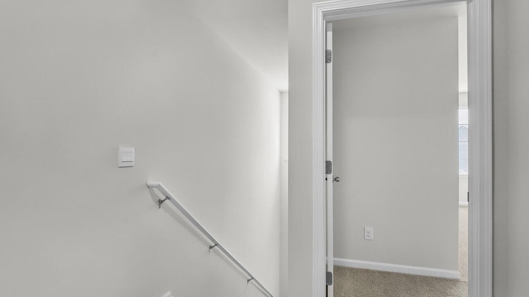 Spacious, unfurnished interior of a new home in Townes at Seabrooke, Leland (Image 18).