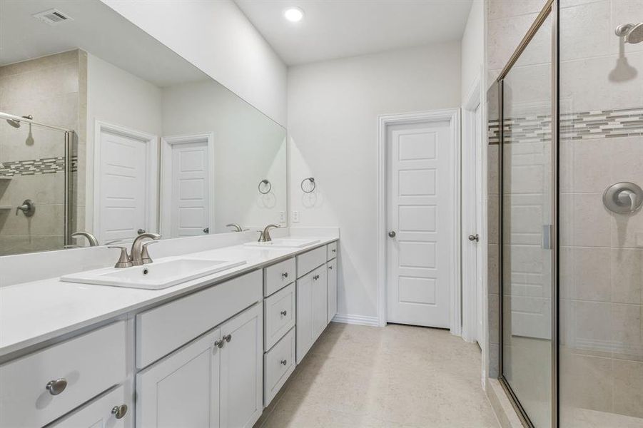 Furnished interior view inside a new home in , Frisco (Image 7).