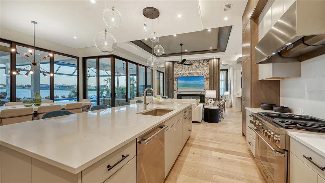 Furnished interior view inside a new home in Wild Blue at Waterside, Sarasota (Image 13).