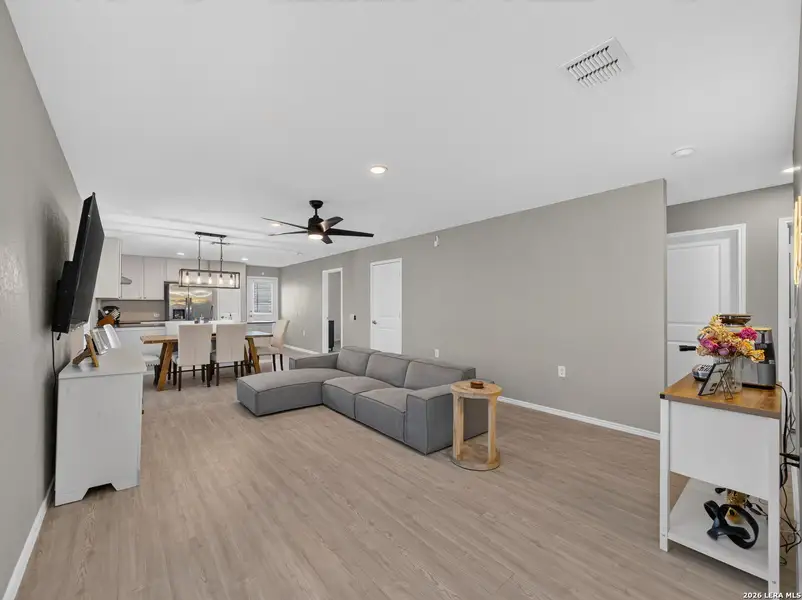 Furnished interior view inside a new home in Mission del Lago, San Antonio (Image 12).