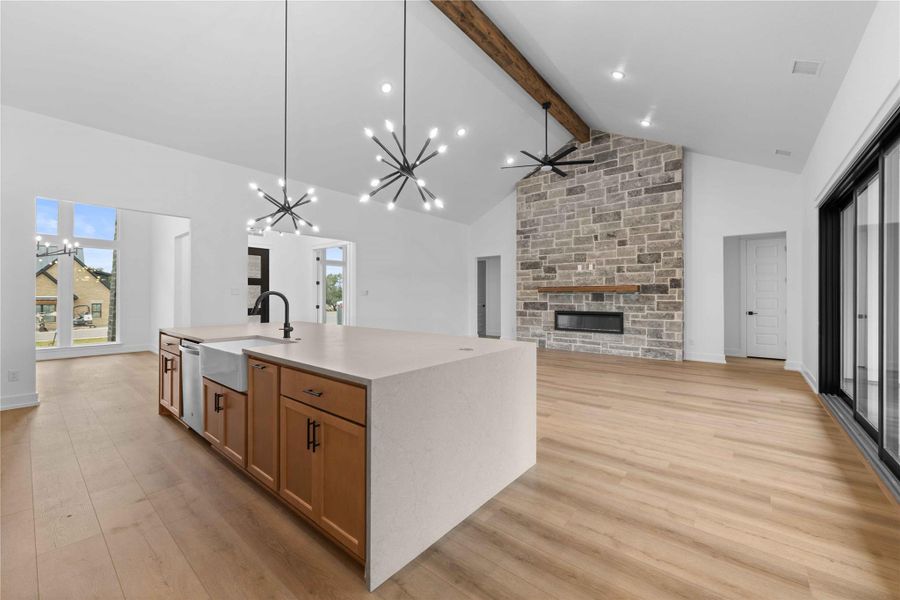 Furnished interior view inside a new home in Daniels Mountain, Georgetown (Image 9).