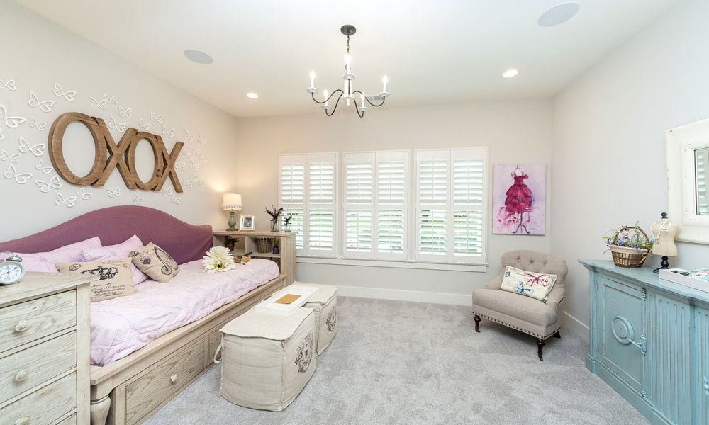 Representative furnished interior of a home built from the Marin by Classica Homes in McLean - Hunts Point, Belmont (Image 49).