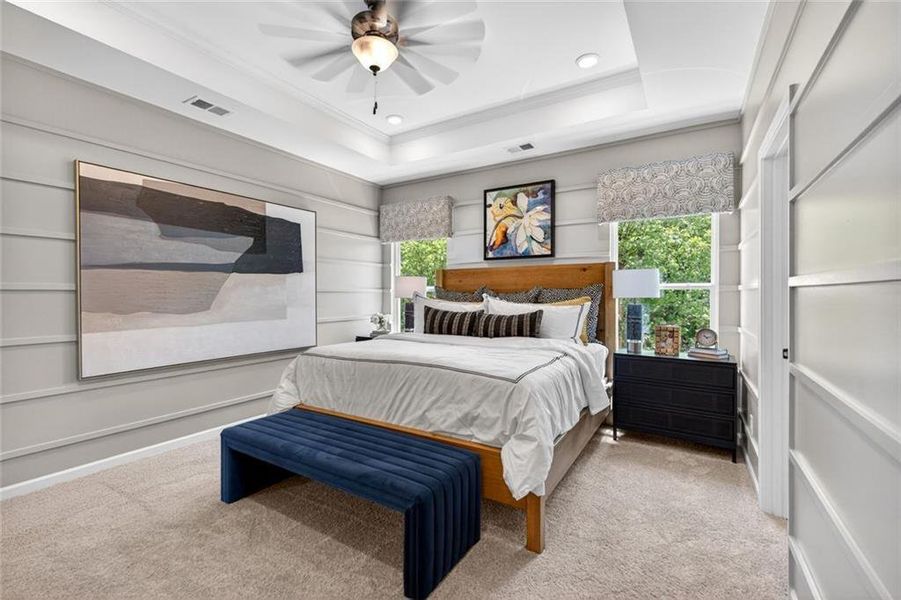 Furnished interior view inside a new home in Sagebrook, Powder Springs (Image 17).