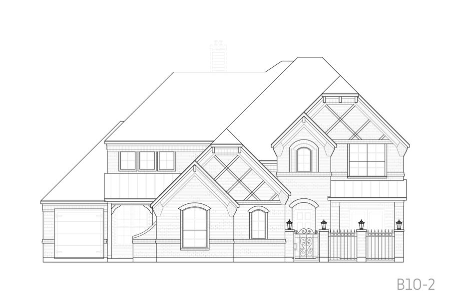 Representative rendering of the exterior for the Carter by John Houston Homes (Image 3).