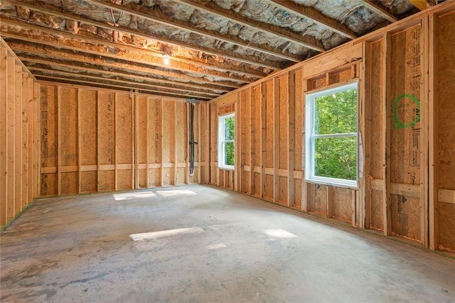 In-progress construction of a new home in , Ball Ground, GA (Image 50).
