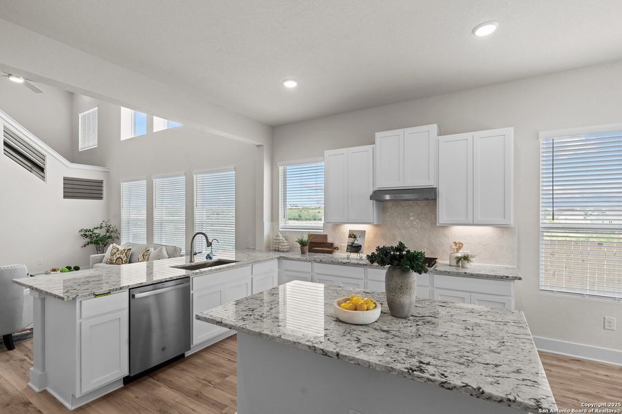 Furnished interior view inside a new home in Hunters Ranch, San Antonio (Image 30). Furnished interior view inside a new home in Hunters Ranch, San Antonio (Image 30).