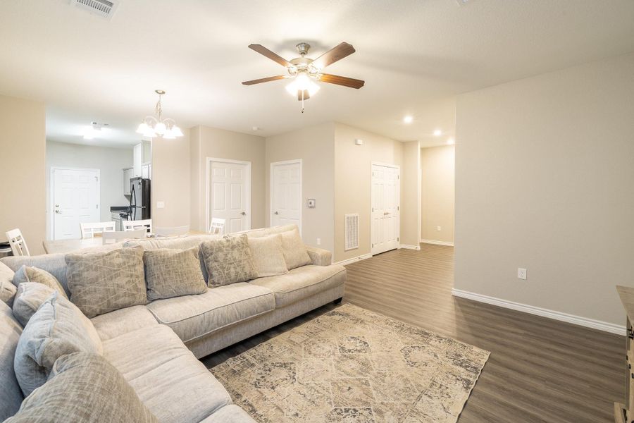 Furnished interior view inside a new home in , Pasadena (Image 3).