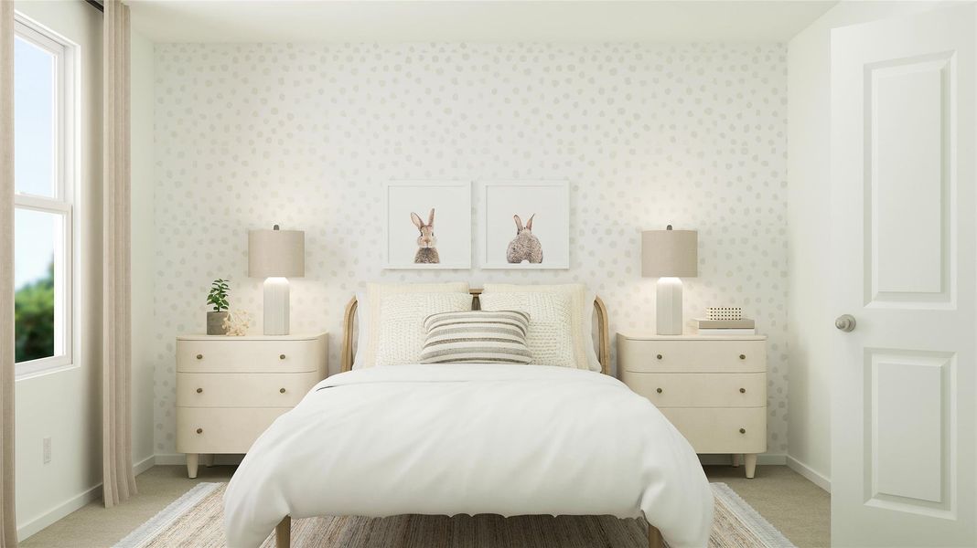 Furnished interior view inside a new home in Firefly Pointe, Hutto (Image 4).