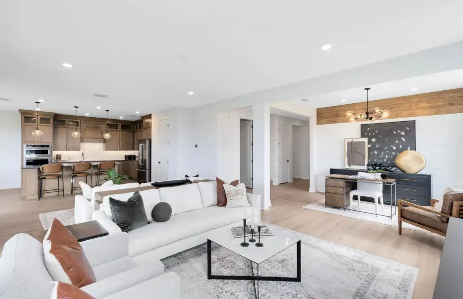Representative furnished interior of a home built from the Serena by Pulte Homes in Highland Pines, Leesburg (Image 10).