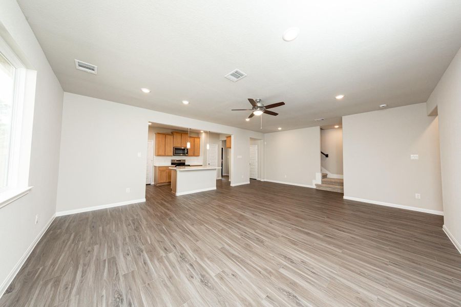 Spacious, unfurnished interior of a new home in Lake Conroe Area Homes, Montgomery (Image 7). Spacious, unfurnished interior of a new home in Lake Conroe Area Homes, Montgomery (Image 7).
