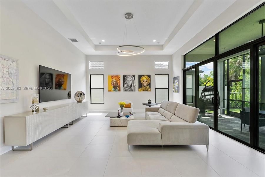 Furnished interior view inside a new home in , Boynton Beach (Image 14). Furnished interior view inside a new home in , Boynton Beach (Image 14).