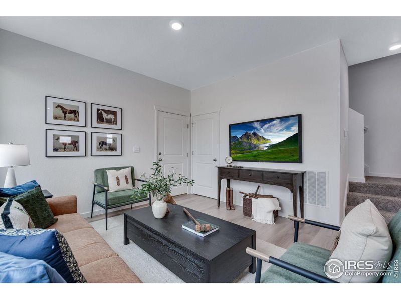 Furnished interior view inside a new home in Vista Meadows, Fort Lupton (Image 26).