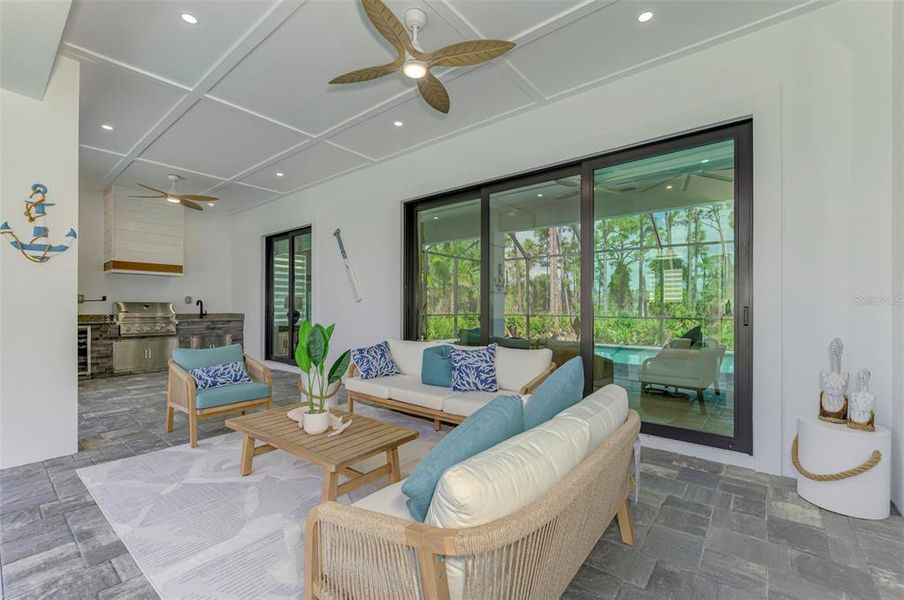 Furnished interior view inside a new home in , Port Charlotte (Image 23).