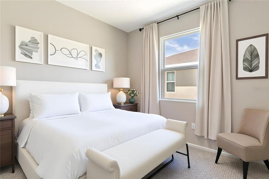 Furnished interior view inside a new home in , Haines City (Image 17).