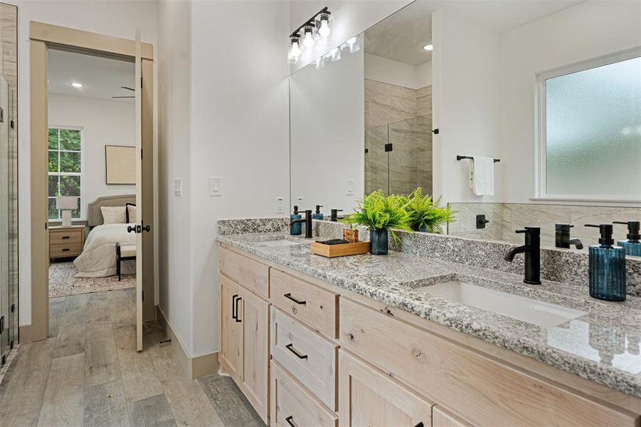 Furnished interior view inside a new home in , Star Harbor (Image 8).
